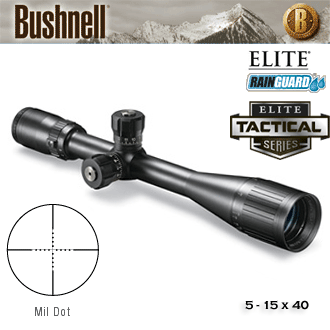 Bushnell ELITE Tactical Riflescope (Matte) 5-15x40AO